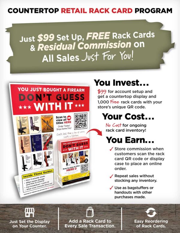 Countertop Retail Rack Card Program - Option 2